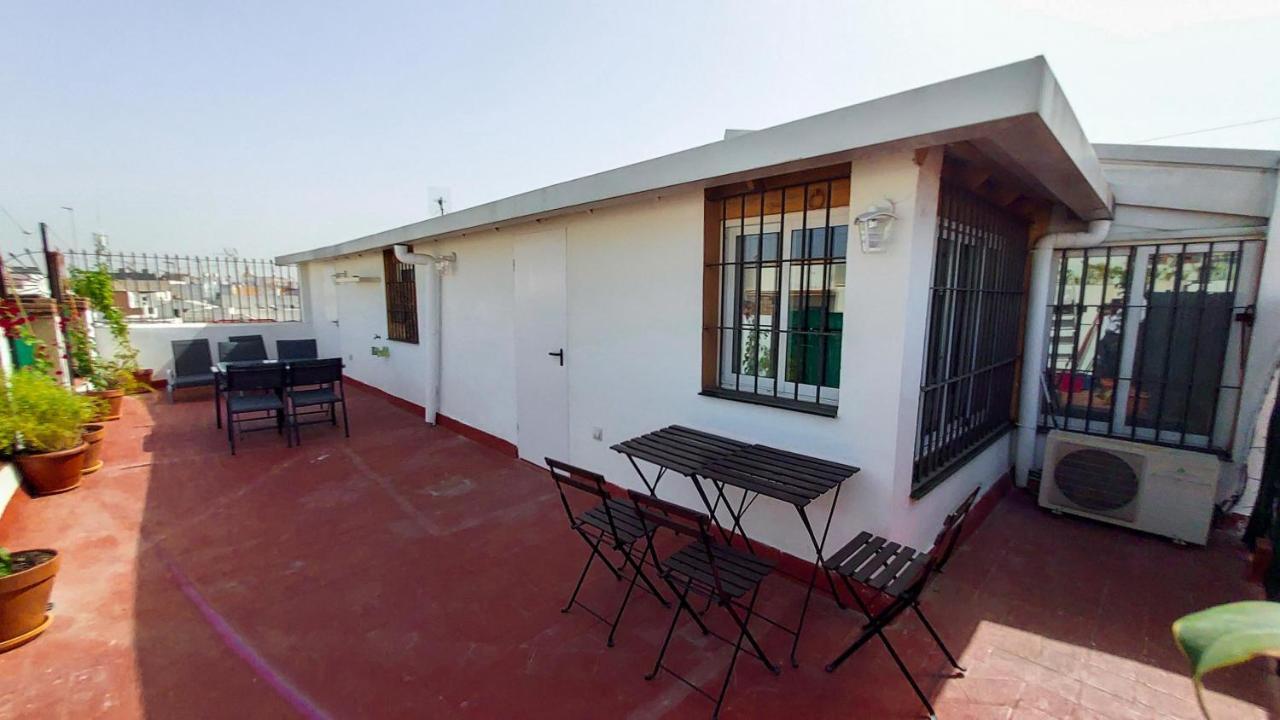 Atico En Calatrava - Vistas Y Gran Terraza Privada Appartement Sevilla Buitenkant foto